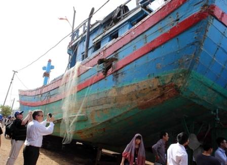 Des preuves des dommages causés aux navires vietnamiens par la Chine